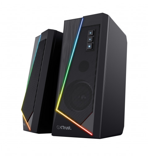 Głośniki Trust GXT 609 ZOXA RGB Illuminated Set Black (24070) - Galeria zdjęcie 3