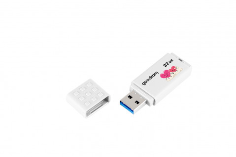 Pendrive GoodRam UME3-0320W0R11-V (32GB; USB 3.0; kolor biały) VALENTINE - Galeria zdjęcie 4