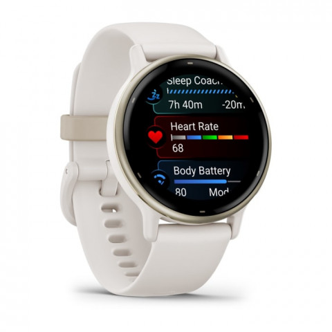 Zegarek Garmin Vivoactive 5 42mm Kremowo-złoty - Galeria zdjęcie 3