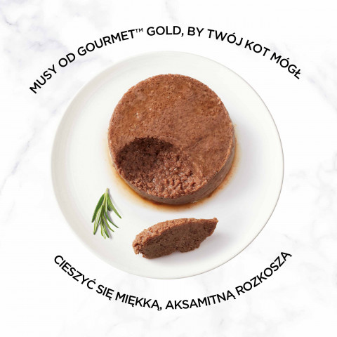 PURINA Gourmet Gold Mus z wołowiną - mokra karma dla kota - 85 g - Galeria zdjęcie 4