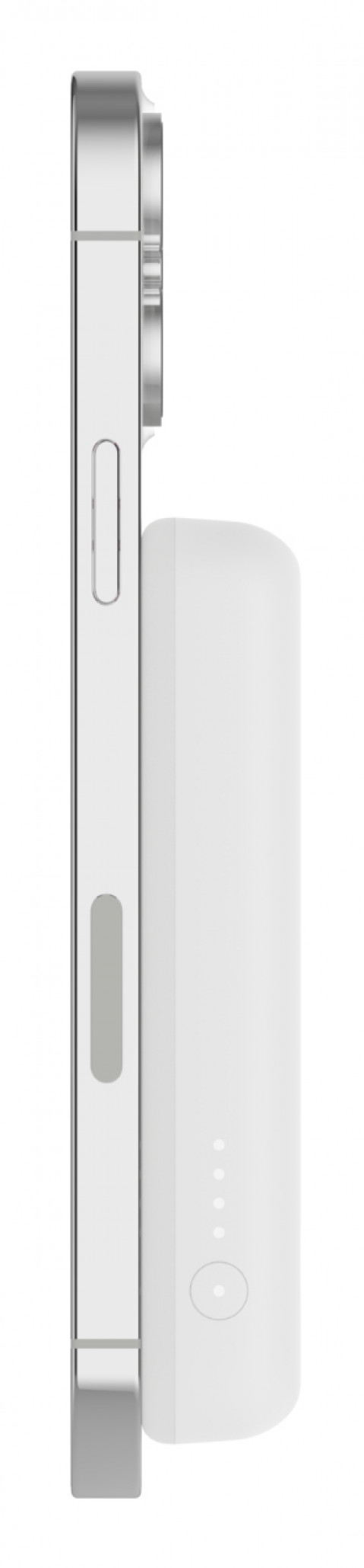Powerbank bezprzewodowy Belkin BoostCharge Magnetic Wireless Power Bank 5K + Stand MagSafe Compatible 5000mAh 7,5W White - Galeria zdjęcie 4