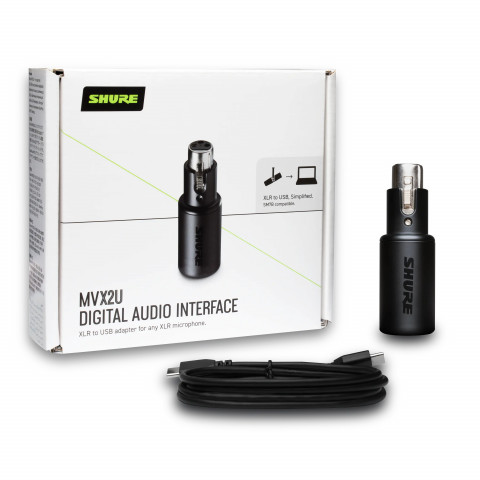 Shure MVX2U - Adapter sygnału XLR-USB - Galeria zdjęcie 2