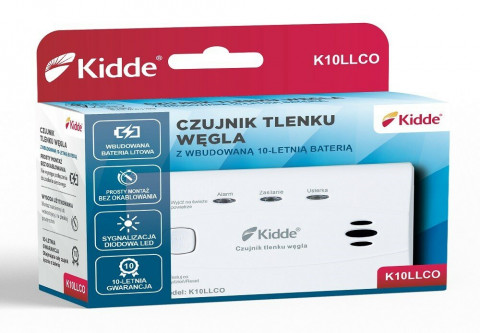 Czujnik dymu i tlenku węgla K10LLCO KIDDE - Galeria zdjęcie 6