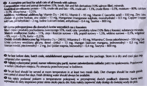 DOLINA NOTECI Piper z łososiem - mokra karma dla kota - 100 g - Galeria zdjęcie 2