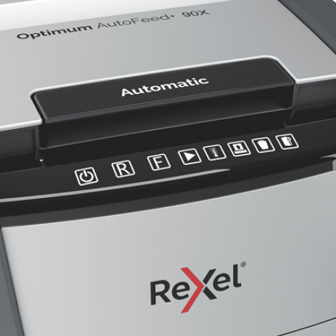 Rexel Niszczarka Optimum AutoFeed+ 90X, (P-4), 90 kartek, 34 l kosz - Galeria zdjęcie 4