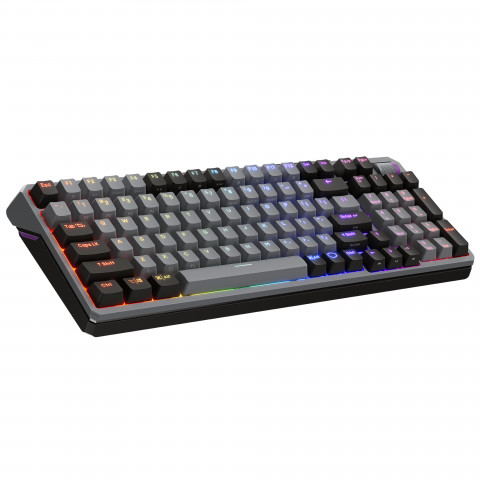 COOLER MASTER KLAWIATURA MK770/Gasket/Black grey/Box V2 Red/US - Galeria zdjęcie 1