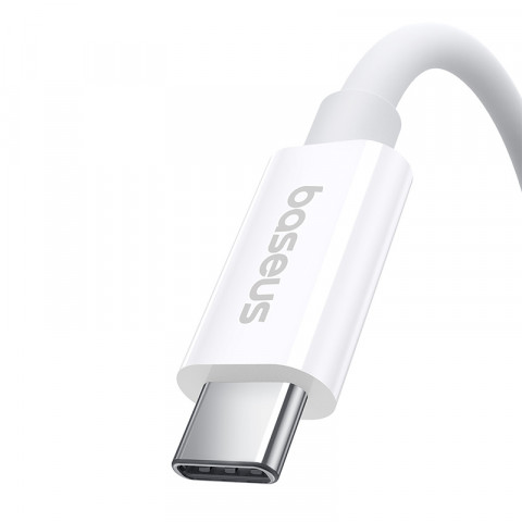 Kabel Baseus Superior Typ C-Typ C 240W 1m (biały) - Galeria zdjęcie 3