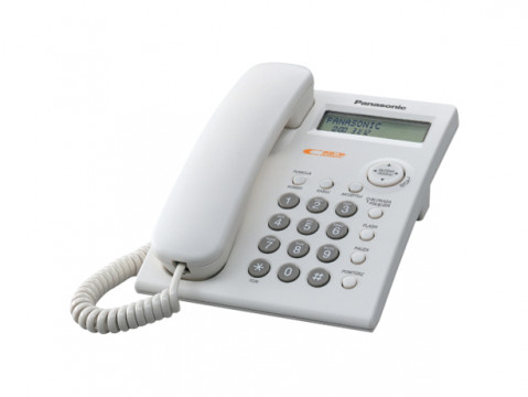 Telefon przewodowy Panasonic KX-TSC11PDW Biały - Galeria zdjęcie 1