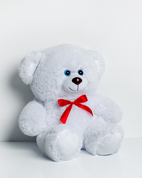 Miś TOMMY 65cm biały - Galeria zdjęcie 2