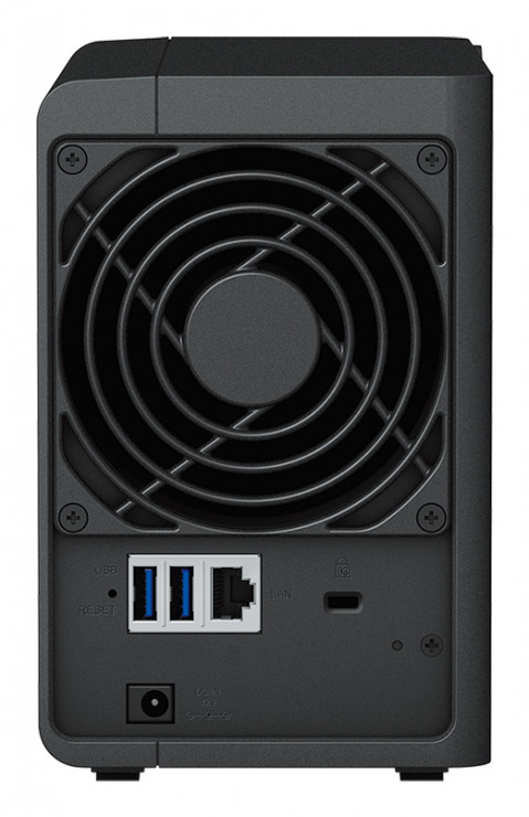 NAS Synology DS223; Tower; 2x (3.5" SATA HDD)/2.5" HDD SSD); Realtek RTD1619B;,2GB DDR4, 1x 1GbE RJ-45 - Galeria zdjęcie 5