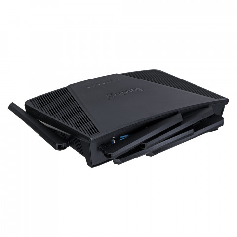 Synology Router RT6600ax, Wi-Fi 6, IEEE 802.11a/b/g/n/ac/ax, 1x 2.5GbE, 3x 1GbE, 1xUSB 3.2, Dual WAN, Three-band router - Galeria zdjęcie 6