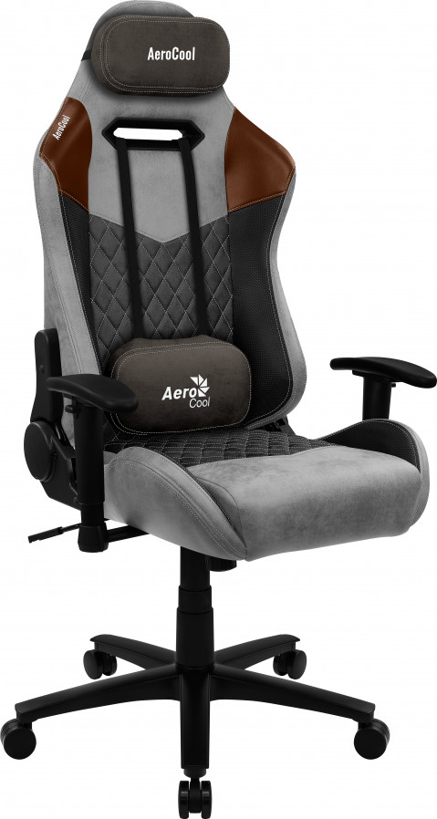 FOTEL GAMINGOWY AEROCOOL AC-280 DUKE SZARY - Galeria zdjęcie 2