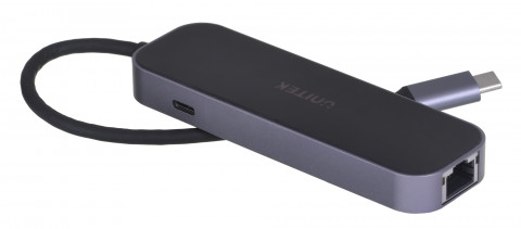 UNITEK HUB USB-C 3.1, RJ-45,3XUSB-A,HDMI,4K,PD100W - Galeria zdjęcie 3