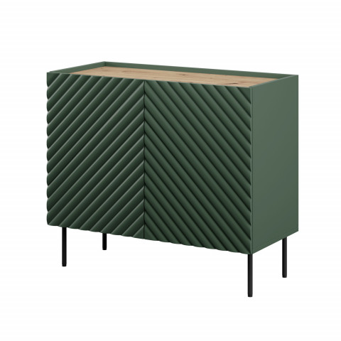 Komoda 2D ONDA 98x45xH85 zieleń - Galeria zdjęcie 1