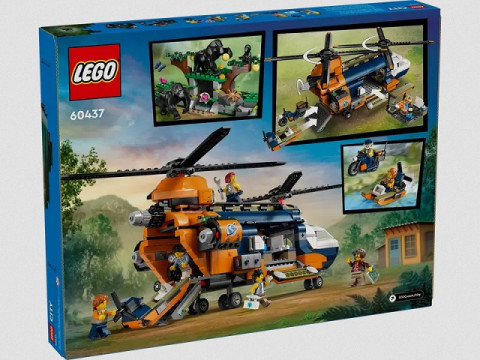 LEGO City 60437 Helikopter badaczy dżungli w bazie - Galeria zdjęcie 2