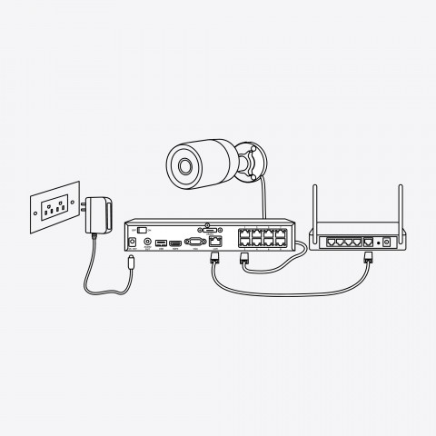 Kamera IP P320 -Biała REOLINK - Galeria zdjęcie 2