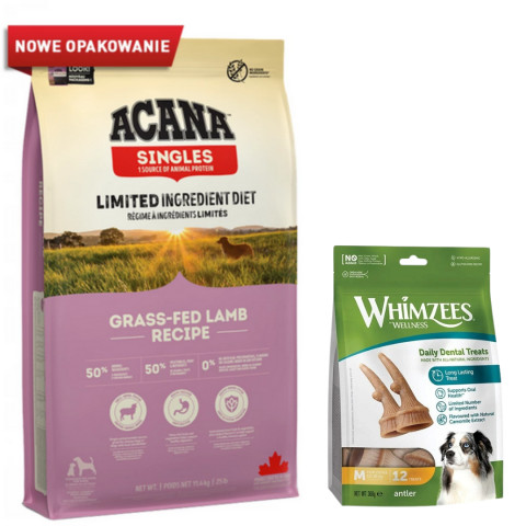 ACANA Singles Grass-fed Lamb - sucha karma dla psa - 11,4kg + przysmak GRATIS! - Galeria zdjęcie 1