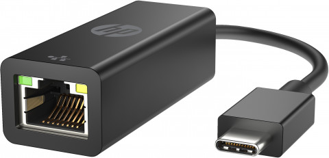 Przejściówka HP USB-C to RJ45 Adapter G2 czarna 4Z534AA - Galeria zdjęcie 2