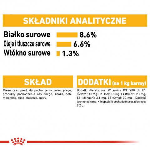 ROYAL CANIN CCN DERMACOMFORT LOAF mokra karma dla psa dorosłego - 12x85g - Galeria zdjęcie 6