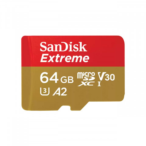 SANDISK EXTREME microSDXC 64 GB 170/80 MB/s A2 - Galeria zdjęcie 1