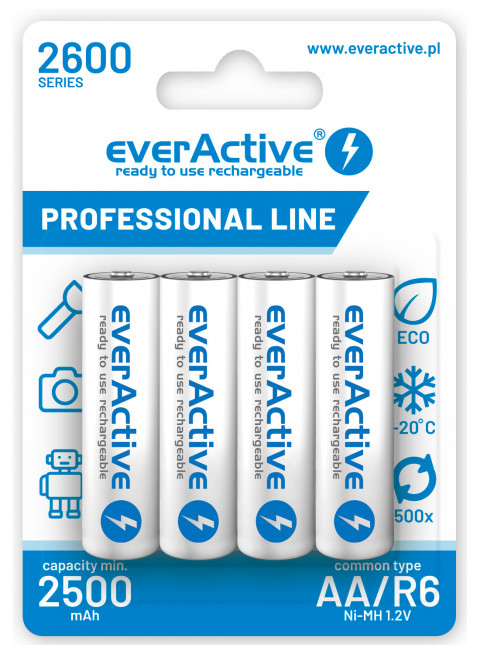 EVERACTIVE AKUMULATORKI AA 2600MAH EVHRL6-2600 - Galeria zdjęcie 1