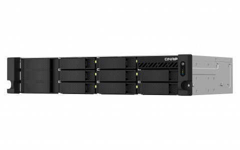 Qnap TS-864eU-RP-8G, 2U, 8 x 2.5"/3.5" SATA, Intel Celeron N5095 4C/4T, 8 GB DDR4 onboard not expandable, 2 x 2.5GbE, Redundant PSU - Galeria zdjęcie 6