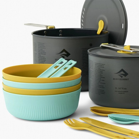Zestaw naczyń Sea to Summit Frontier UL Two Pot Cook Set 4P 14 Piece - Galeria zdjęcie 3