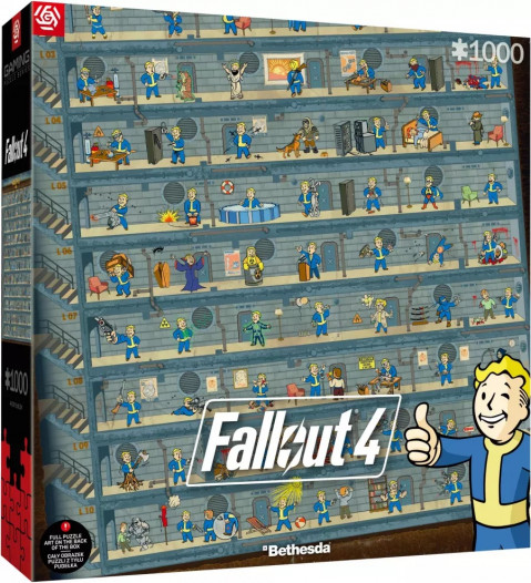 Puzzle Good Loot Gaming Puzzle: Fallout 4 Perk Poster 1000 elementów - Galeria zdjęcie 4
