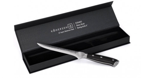 Nóż do trybowania Boning Kohersen Elegance Ebony Wood 15,2cm - Galeria zdjęcie 7