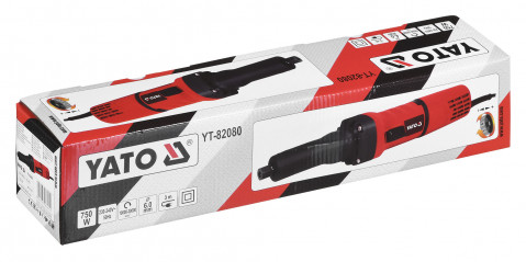 Szlifierka prosta 750W reg. prędkości YT-82080 YATO - Galeria zdjęcie 7