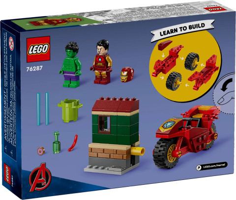 LEGO Super Heroes 76287 Iron Man z motocyklem i Hulk - Galeria zdjęcie 2