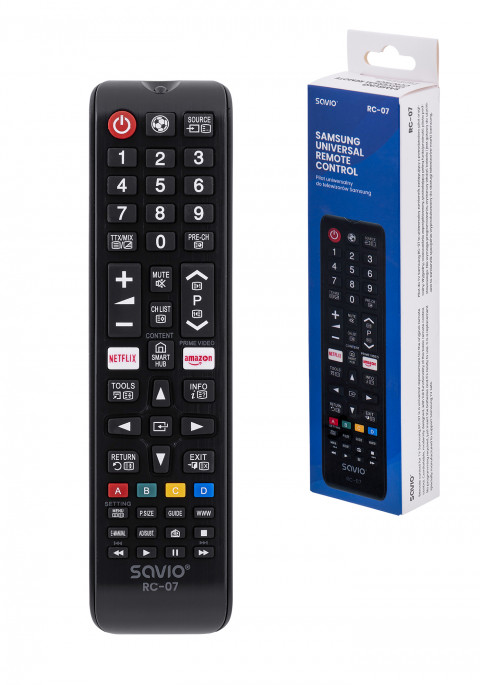 SAVIO PILOT UNIWERSALNY/ZAMIENNIK DO TV SAMSUNG RC-07 - Galeria zdjęcie 8