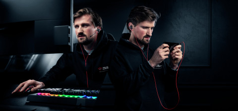 Słuchawki z mikrofonem TRUST GXT 408 Cobra czarno-czerwony (23029) - Galeria zdjęcie 10