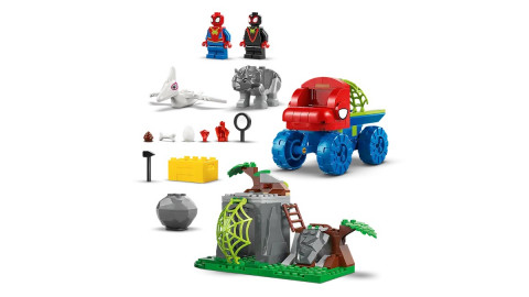 LEGO MARVEL SUPER HEROES 11199 Misja ratunkowa zespołu Spidey’ego w dinoterenówce - Galeria zdjęcie 4
