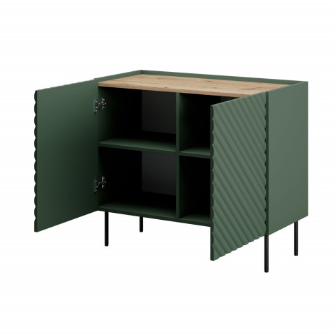 Komoda 2D ONDA 98x45xH85 zieleń - Galeria zdjęcie 2