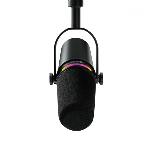 Shure MV7+-K-BNDL - Mikrofon lektorski/wokalny ze złączem XLR/USB-C Czarny + statyw biurkowy GATOR - Galeria zdjęcie 3
