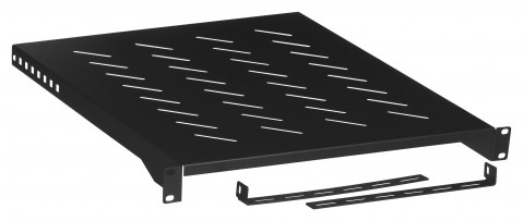 LANBERG PÓŁKA DO SZAF 19" 800MM (1U, 483X500MM) - Galeria zdjęcie 1