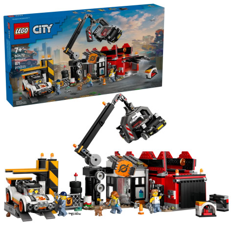 LEGO CITY 60472 Złomowisko z samochodami - Galeria zdjęcie 1