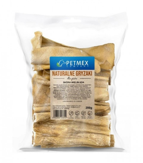 PETMEX Skóra wielbłąda - przysmak dla psa - 200g - Galeria zdjęcie 1