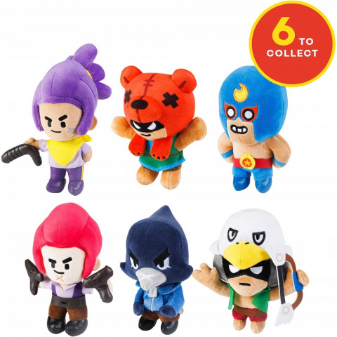 BRAWL STARS S1 PLUSHIES 16,5cm - DISPLAY 8 PCS. - Galeria zdjęcie 2