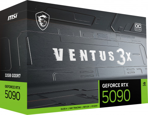 Karta graf. MSI GeForce RTX 5090 32G VENTUS 3X OC - Galeria zdjęcie 2