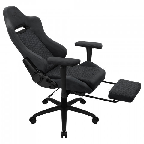 FOTEL AEROCOOL ROYAL AeroSuede SLATE GREY - Galeria zdjęcie 3