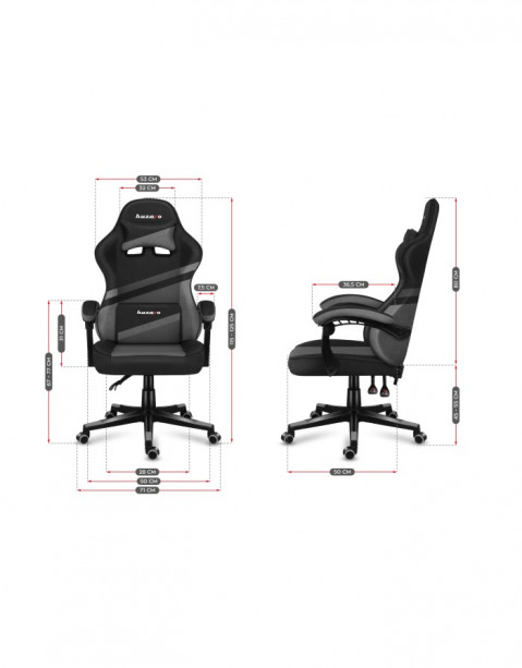 Fotel gamingowy Huzaro Force 4.4 White Mesh - Galeria zdjęcie 6