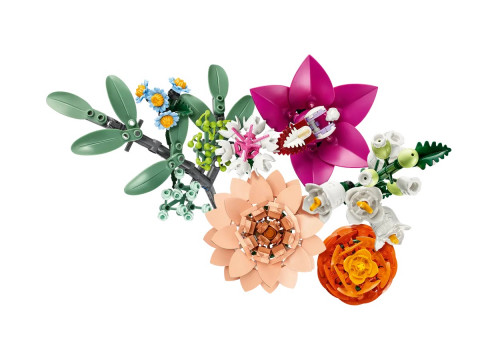 LEGO ICONS 10342 Botanicals - Piękny bukiet różowych kwiatów - Galeria zdjęcie 6