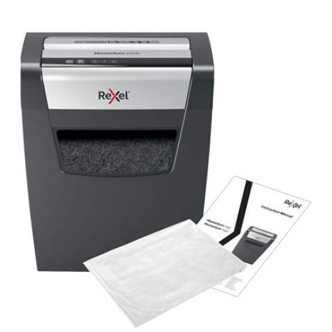 Rexel Niszczarka Momentum X410, 10 kartek, 23 l kosz - Galeria zdjęcie 8