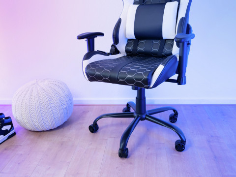 Fotel gamingowy TRUST GXT708W RESTO CHAIR WHITE (24434) - Galeria zdjęcie 8