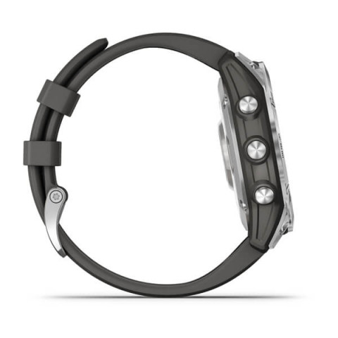 Zegarek Garmin Fenix 7 Standard Edition (47 mm) Silver / Graphite Band - Galeria zdjęcie 5