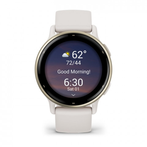 Zegarek Garmin Vivoactive 5 42mm Kremowo-złoty - Galeria zdjęcie 4