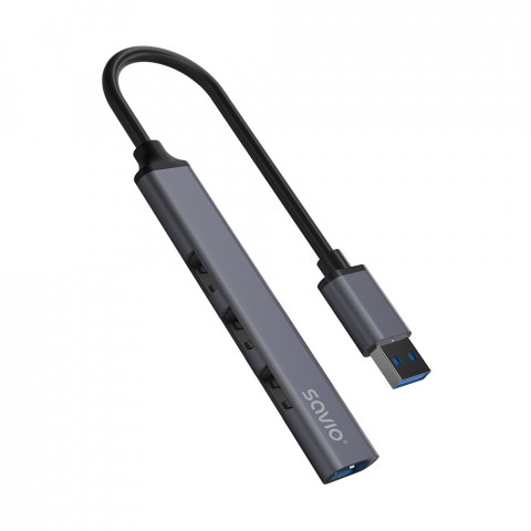 SAVIO HUB USB-A - 3X USB-A 2.0, 1X USB-A 3.0 AK-70 - Galeria zdjęcie 2