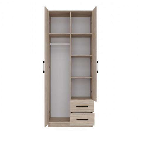 SZAFA ROMANA 80X205 SONOMA Z LUSTREM - Galeria zdjęcie 3
